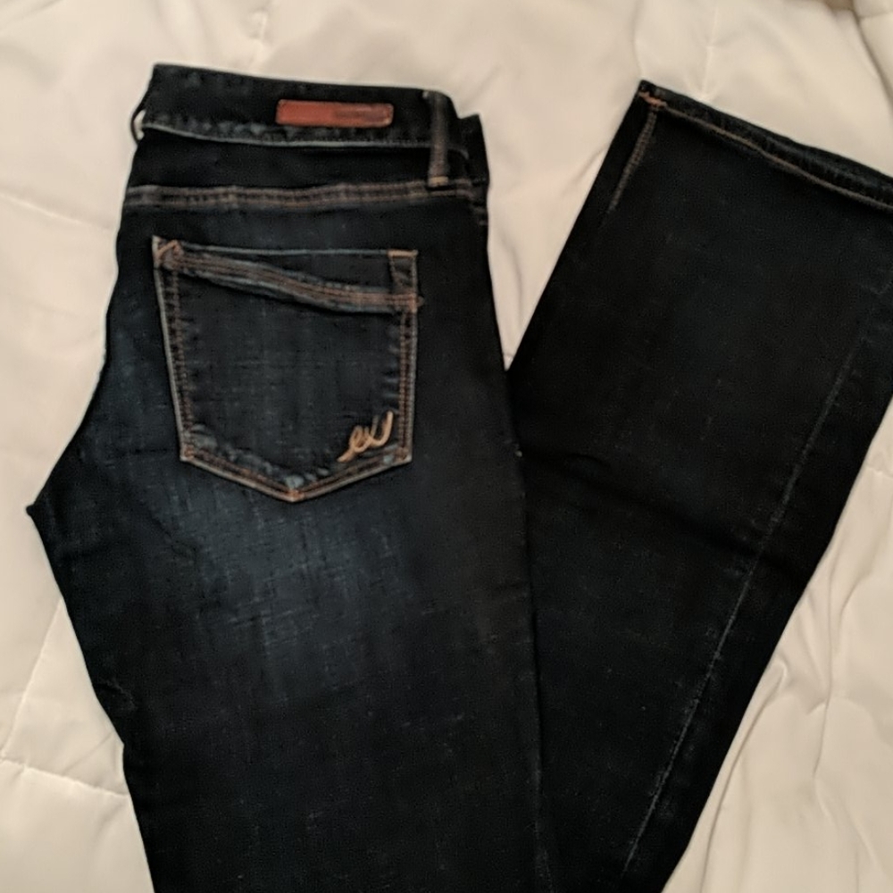 Express boot cut jeans.